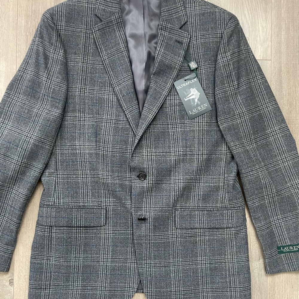 Ralph Lauren Grey Sports Coat 40Reg NWT - Picture 10 of 10